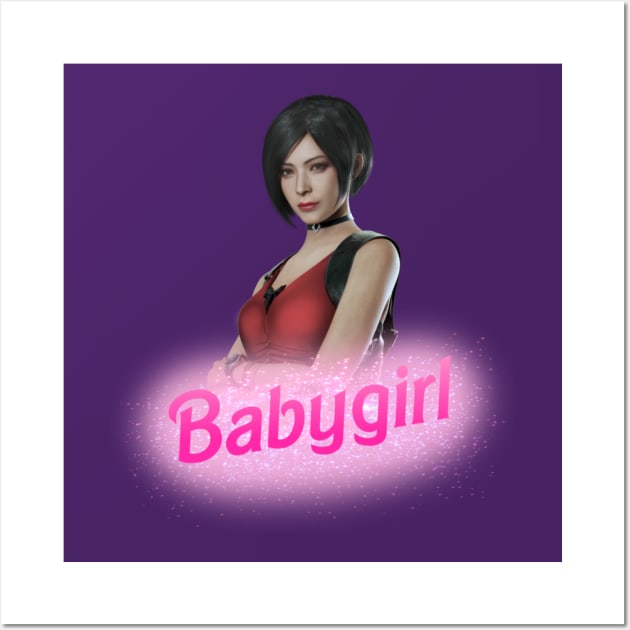 Ada Wong Babygirl Wall Art by whizz0